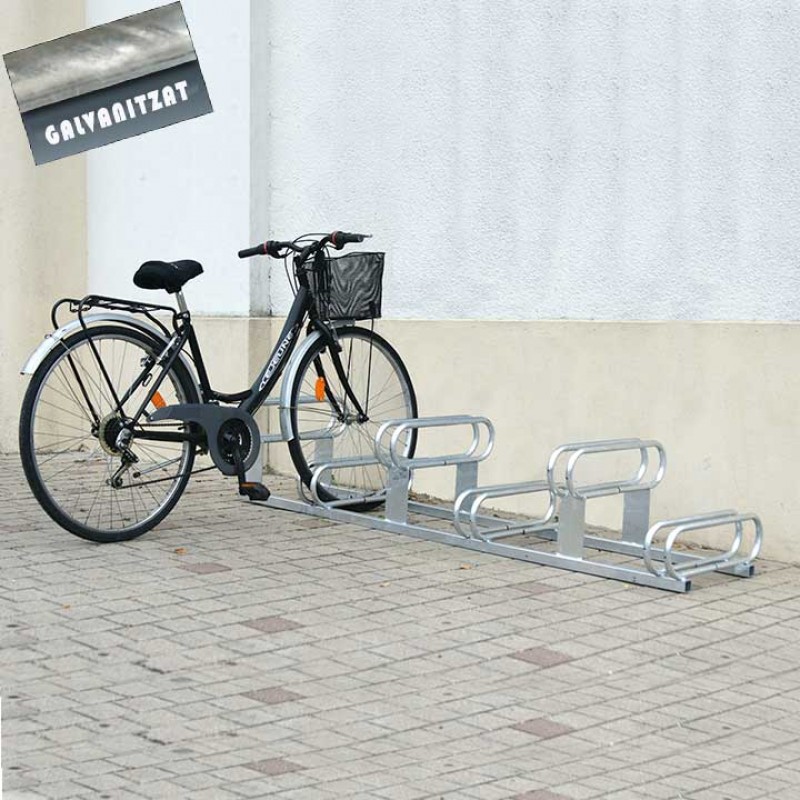 Aparcabicicletes a direrents alçades